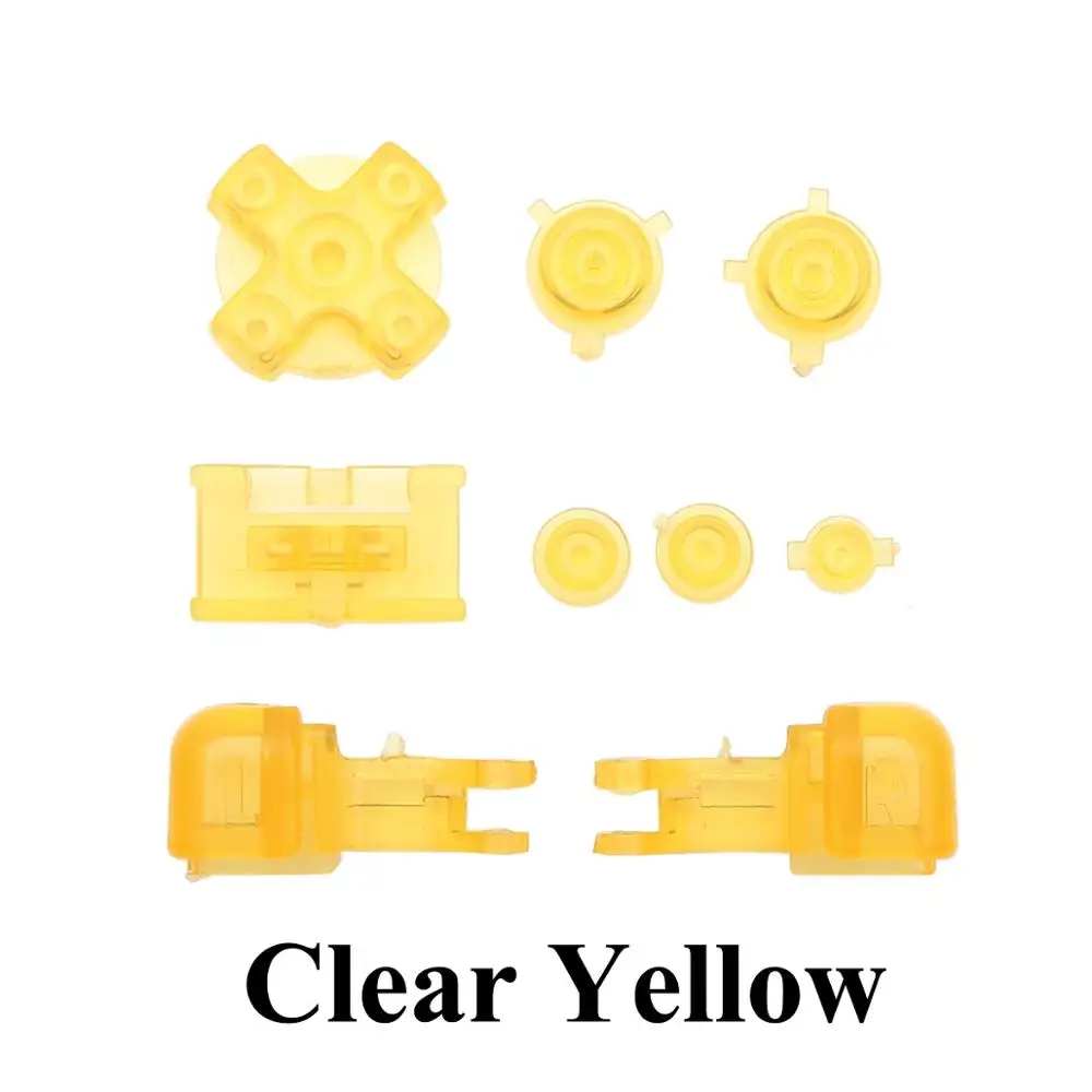 Наборы клавиатур YuXi с прозрачными розовыми и черными кнопками для клавиатуры