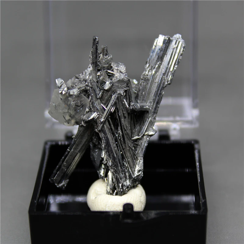 100% натуральные редкие минеральные образцы стибнита лечебные кристаллы