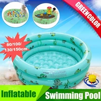 80100130150cm portable indoor outdoor baby swimming pool inflatable children basin bathtub kids pool baby ocean ball toy pool
