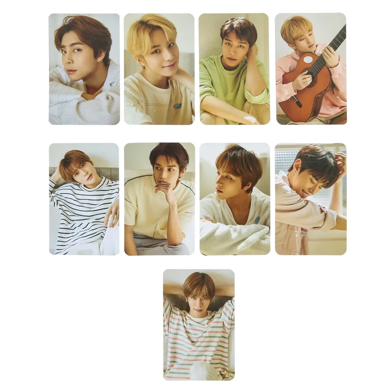 9 шт./компл. NCT 127 Фотокарточка постер ломо карточки самодельные бумажные