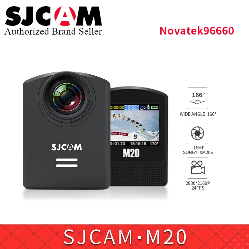 

Оригинальная Экшн-камера SJCAM M20 4K Wifi Водонепроницаемая Спортивная мини-камера DV Novatek96660 для экстремального спорта