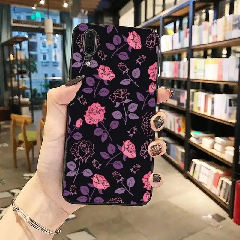 

Retro Art Flower pattern Phone Case For Huawei honor Mate P 10 20 30 40 Pro 10i 9 10 20 8 x Lite