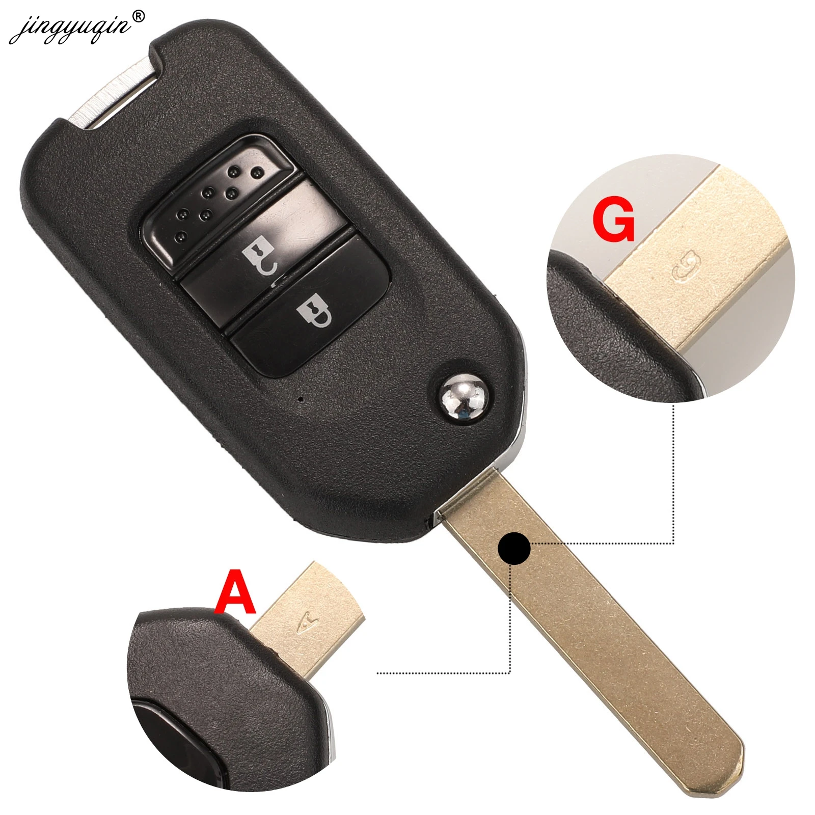 Дистанционный ключ jingyuqin 2/3BTN для Honda Civic Accord City Jazz jazzel vedzel FRV Spirior JADE 433 МГц jibb1g721 jin Jid