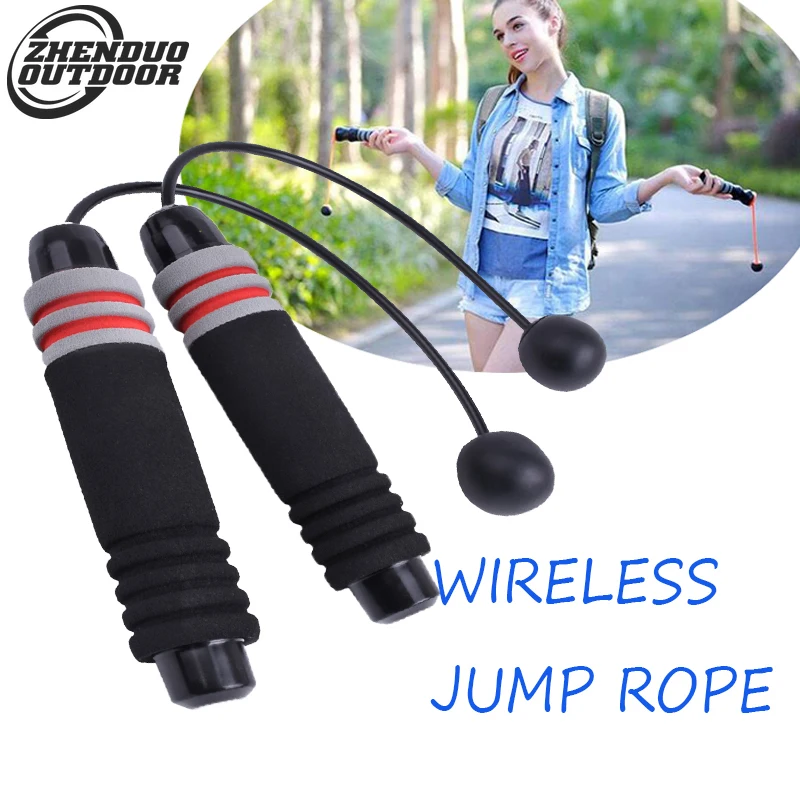 

Cordless Jump Ropes Fitness Sports Weight Loss Exercise Wireless Skipping Work Out