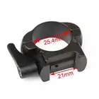 Weaver 1 дюйм Низкопрофильный матовый рычаг Lok Верхнее Крепление стальные кольца