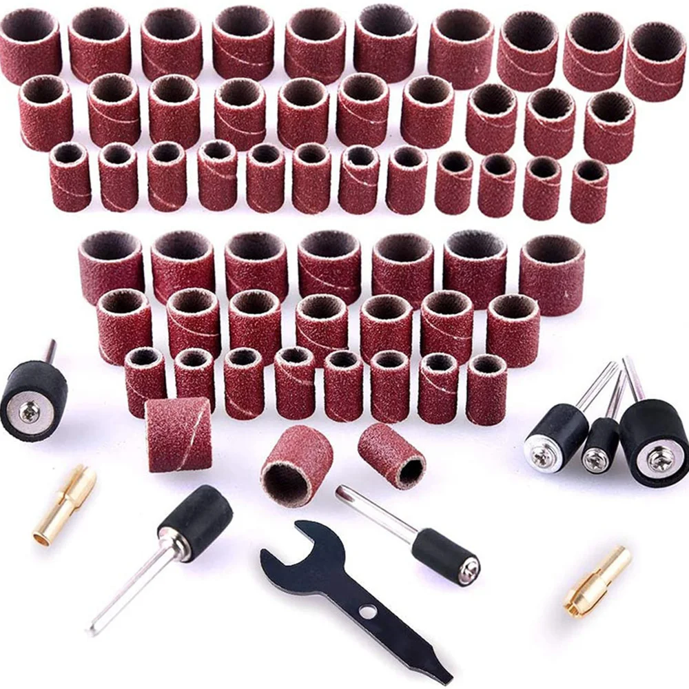 

384 Pcs Drum Sanding Kit For Nail Drill Bits Accessories Rotary Tool