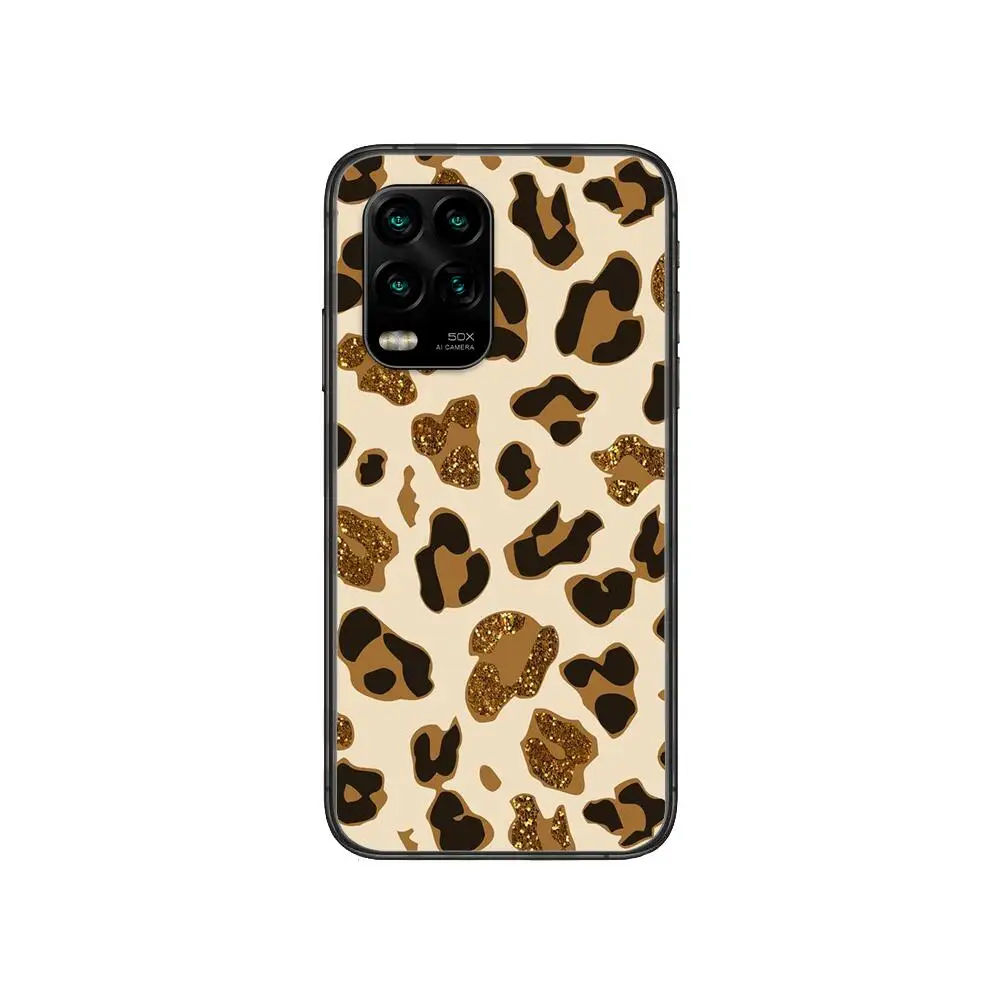 

Case Leopard tiger crocodile Cover cartoon Phone Case For XiaoMi Redmi Note 10 9S 8 7 6 5 A Pro T Y1 Anime Black Cover Silicone