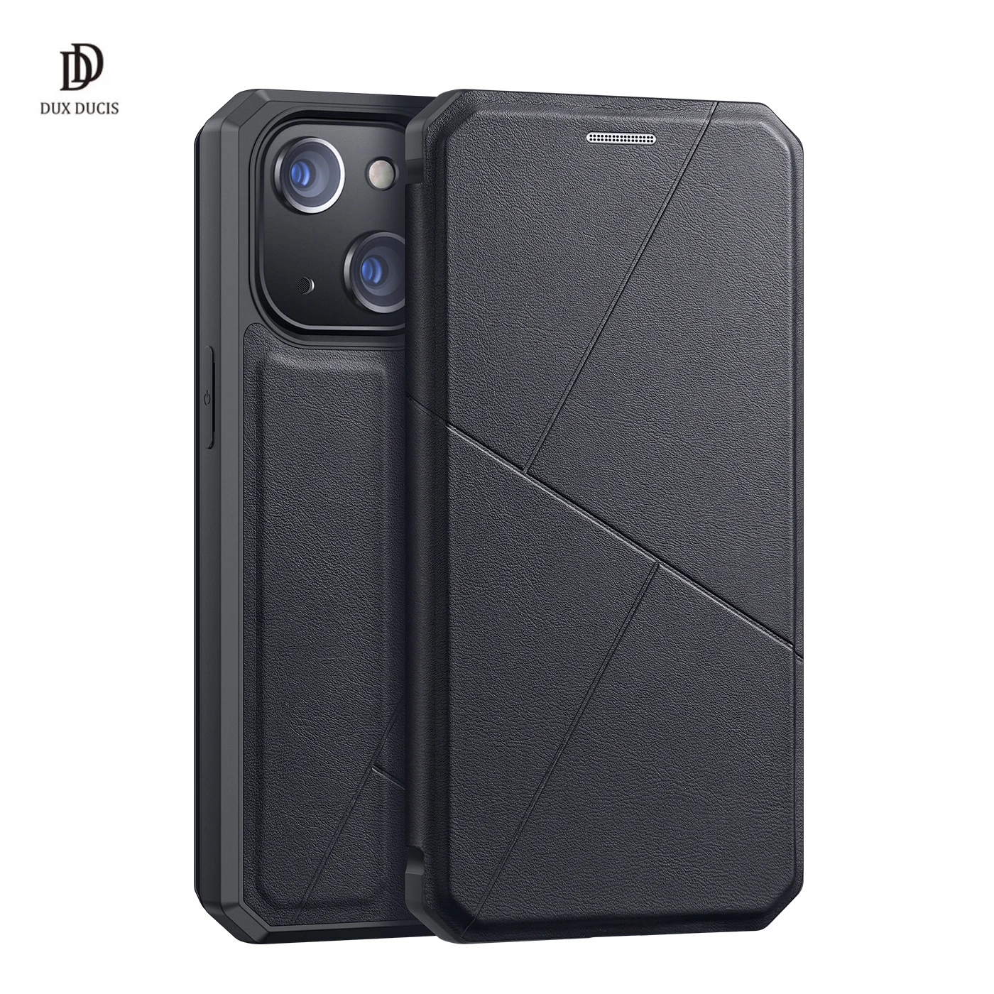 

For iPhone 13 Pro Case Flip Cover 360° Real Full Protection DUX DUCIS Skin X Luxury Leather Wallet Case Magnetic Closure