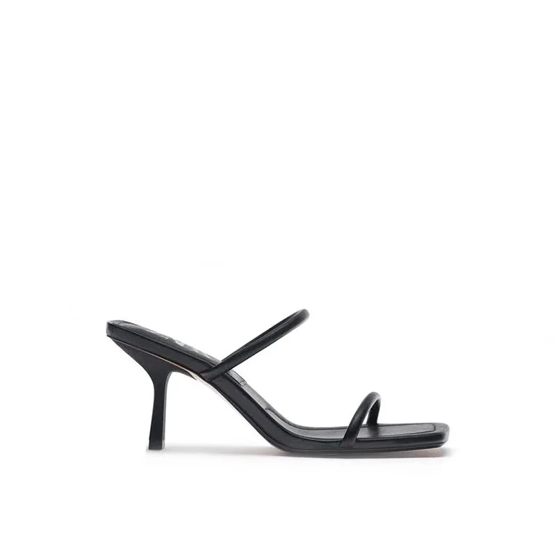 

Flat Shoes Female Woman's Slippers Beige Heeled Sandals Platform Luxury Slides 2021 Black Soft Designer High Thin Solid Lace-Up