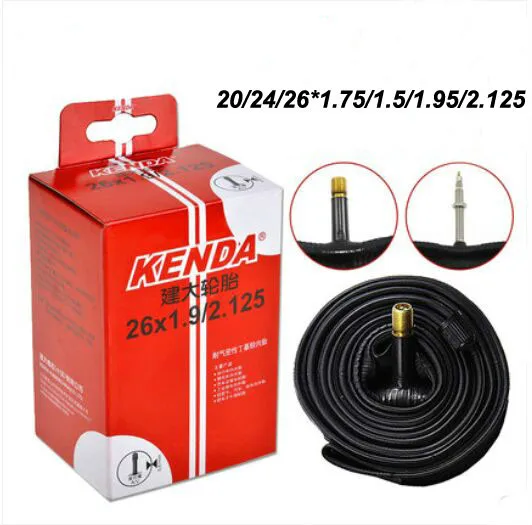 Внутренняя труба для горного велосипеда KENDA шина велосипеда/BMX 20/24/26*1 75/1 5/1 9/1 95/2 125