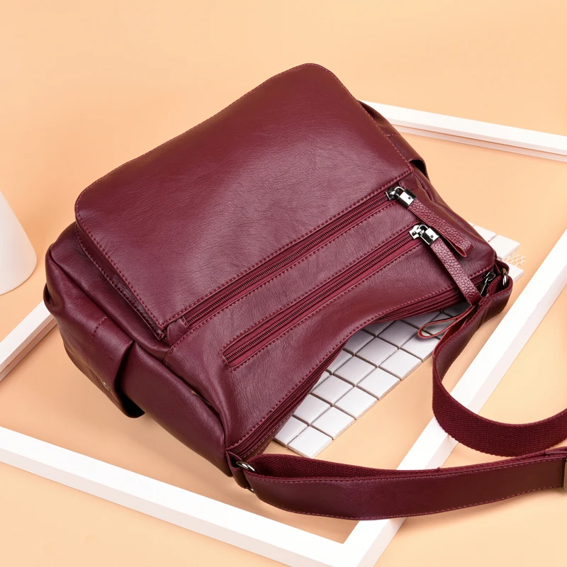Много карманов большие сумки через плечо для женщин Sac A основной Femme роскошные кожаные сумки женские сумки дизайнерские сумки высокого качества
