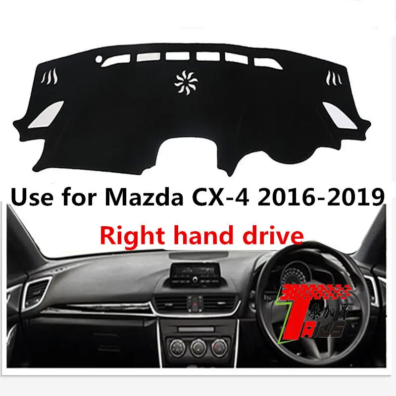 Taijs коврик для приборной панели автомобиля с правым рулем из полиэстера Mazda CX-4 без