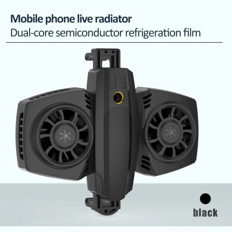 

Мобильный телефон охладитель, Охлаждающий радиатор, игровой универсальный держатель вентилятора для телефона PUBG, охлаждающий вентилятор д...