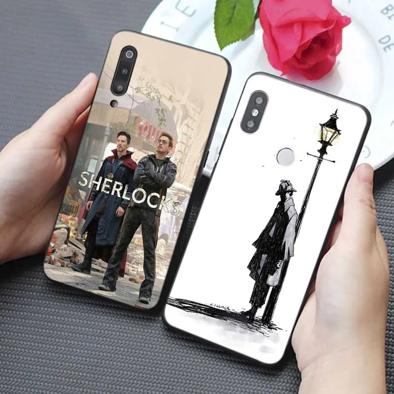 Phone Case for samsung galaxy a50 a70 a30 a40 a20 s8 s9 s10 plus Soft silicone Cover Sherlock Holmes |