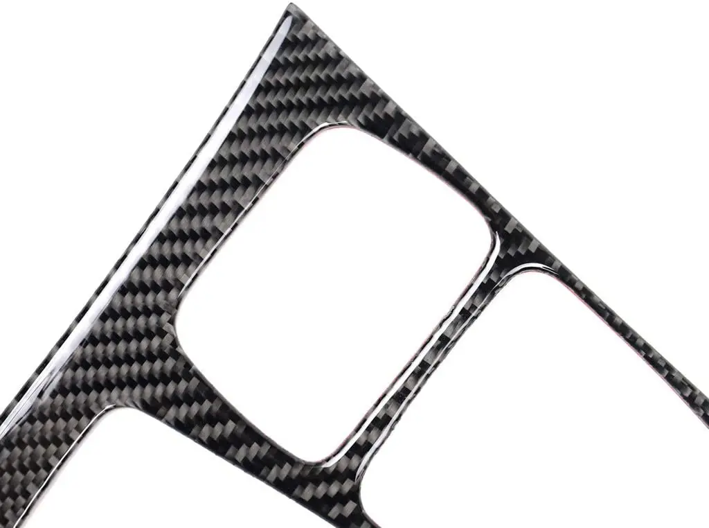

Car Interior Carbon Fiber Central Control Gear Shift Frame Trim for BMW X5 X6 E70 E71 2008-2014 (Style C, Left Hand Drive)