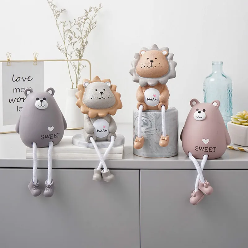 Аксессуары для украшения дома милая кукла из смолы с героями мультфильмов