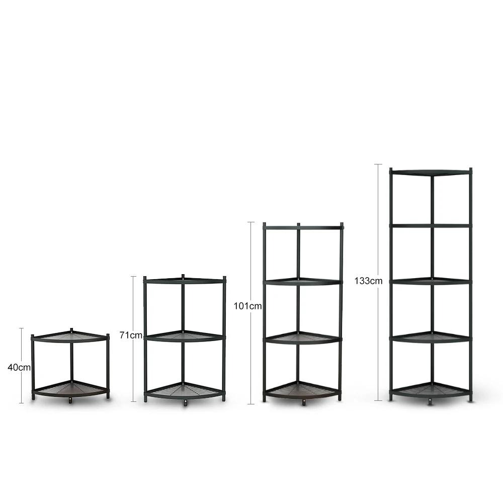 2/3/4/5 ярусная угловая полка для хранения угловой стеллаж ванной комнаты