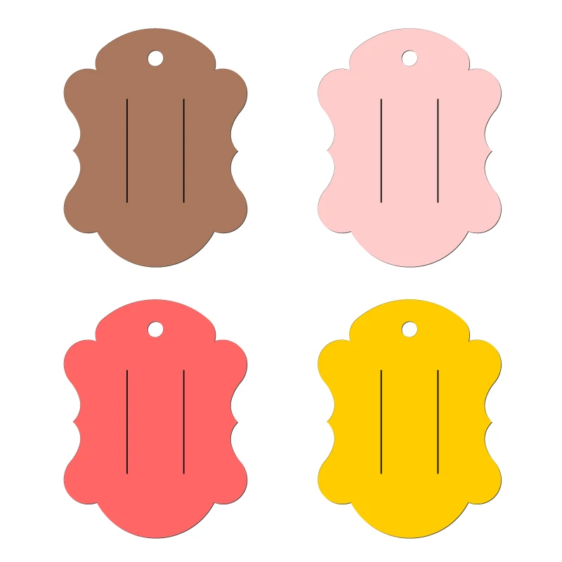 

New Bow Card Wooden Die Scrapbooking C426-6 Cutting Dies Multiple Sizes Compatible With Most Die Cutting Machines
