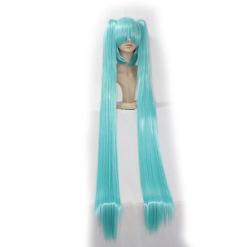 DM COS Высокое качество косплей Vocaloid парик Hatsune костюм Мику играть парики Хэллоуин