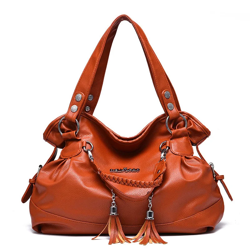 

Luxury Handbags Women Bags Designer Fashion Shopping Tote Bag Ladies PU Leather Tassel Messenger Bags for Woman Shoulder Bag Sac