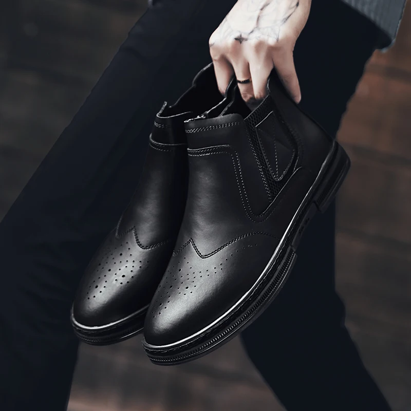 

Мужские кроссовки; Повседневная; С открытым носком; Повседневная обувь для мужчин; Повседневная модная мужская кожаная обувь Informales Hombre; Цве...