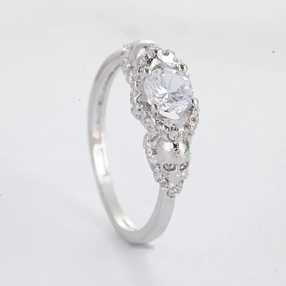 Кольцо с камнем в стиле панк рок для мужчин и женщин вечернее обручальное