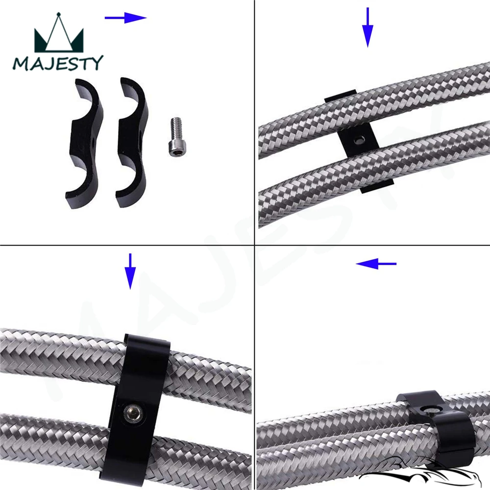 4 шт. зажимы для шланга 16 мм|braided hose|hose braidadapter fitting |