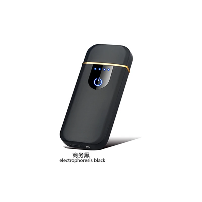 Светодиодный дисплей питания, usb зарядка, импульсная Электронная зажигалка, горячая Распродажа, двойная дуговая сигарная плазменная зажигалка, ветрозащитная Зажигалка для прикуривателя - Цвет: B1  73mm