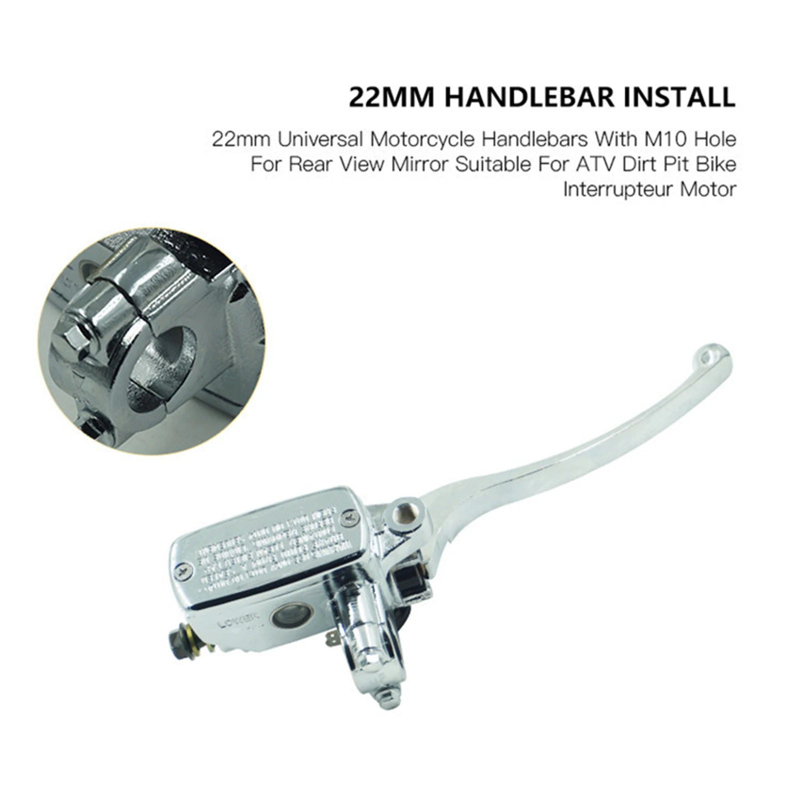 2 шт. 22 мм гидравлический верхний тормозной насос для шин мотоцикла рычаг