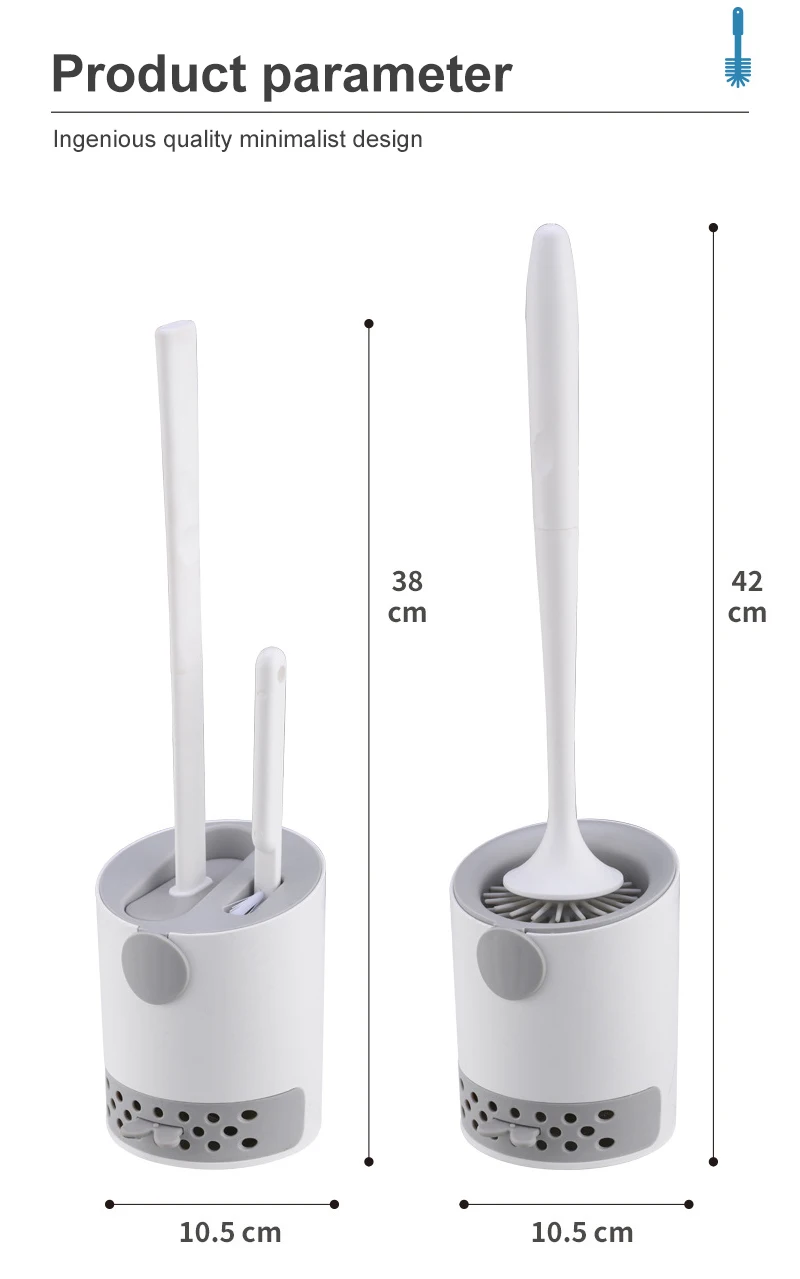 

Toilet Brush No Dead Ends To Wash The Toilet Silicone Brush Hanging Type Toilet Brush Toilet Silicone Brush Bathroom Accessories