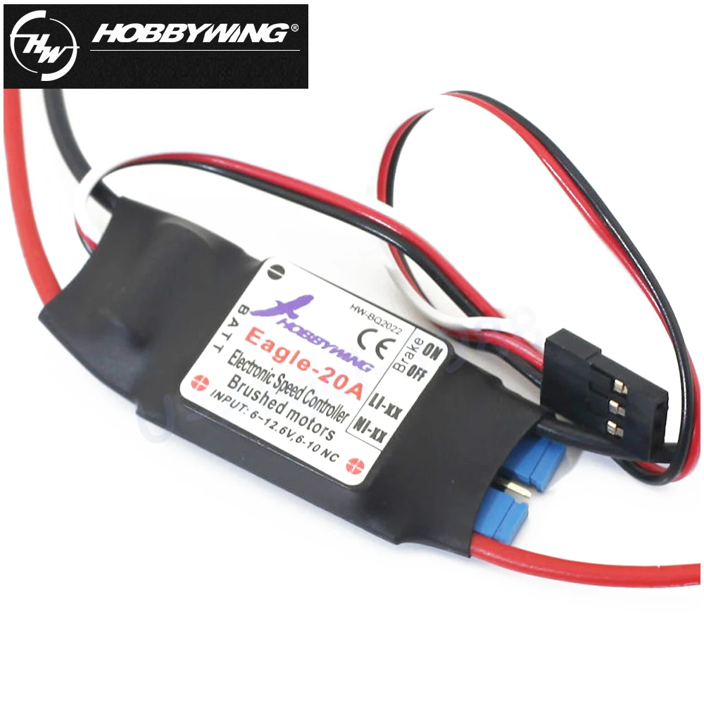 Hobbywing Eagle 20A/30A 2-3S 1A/5V BEC матовый регулятор скорости ESC для радиоуправляемого