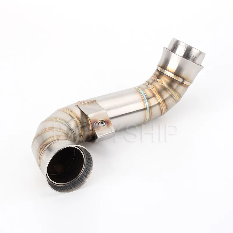 

Motorcycle Exhaust Link Pipe Escape Catalyst Delete Pipe For KTM 790 Adventure / R 2019 2020 790 Adventure R / Rally Decat Pipe