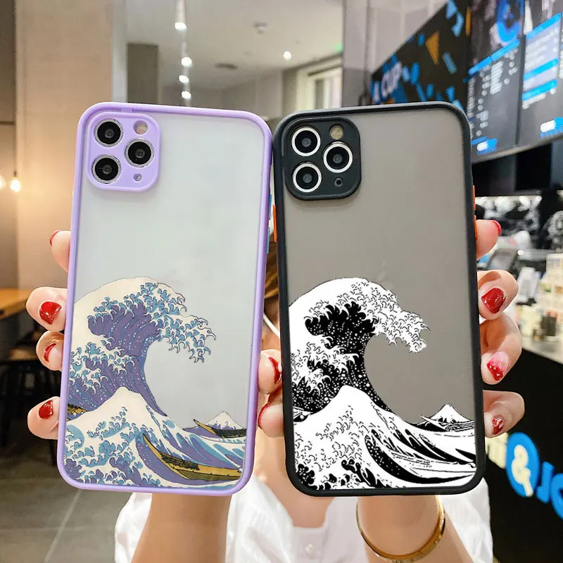 Модные чехлы для телефонов с морскими волнами iPhone 6 6S 7 8 Plus X XR XS 1112 Pro Max Mini SE 2020