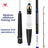 pureluresea fishing gun handle luya long shot fishing rod white fruit specializes in water drop wheel fishing rod sea rod