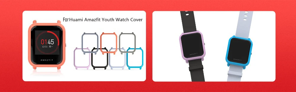 20 мм силиконовый ремешок спортивный браслет чехол для Xiaomi Huami Amazfit Bip BIT умные часы аксессуары
