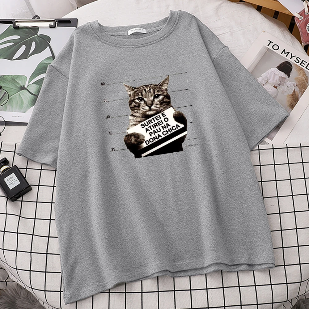 

Футболка мужская оверсайз с принтом «маленький толстый кот»