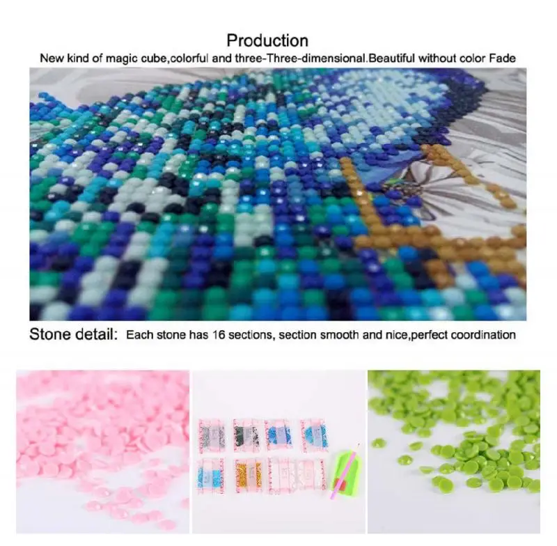 

5D DIY Full Diamond Painting Snow View Animal Wolf Lady Cross Stitch Rhinestone Mosaic Embroidery Kit Home Decoration Artwork