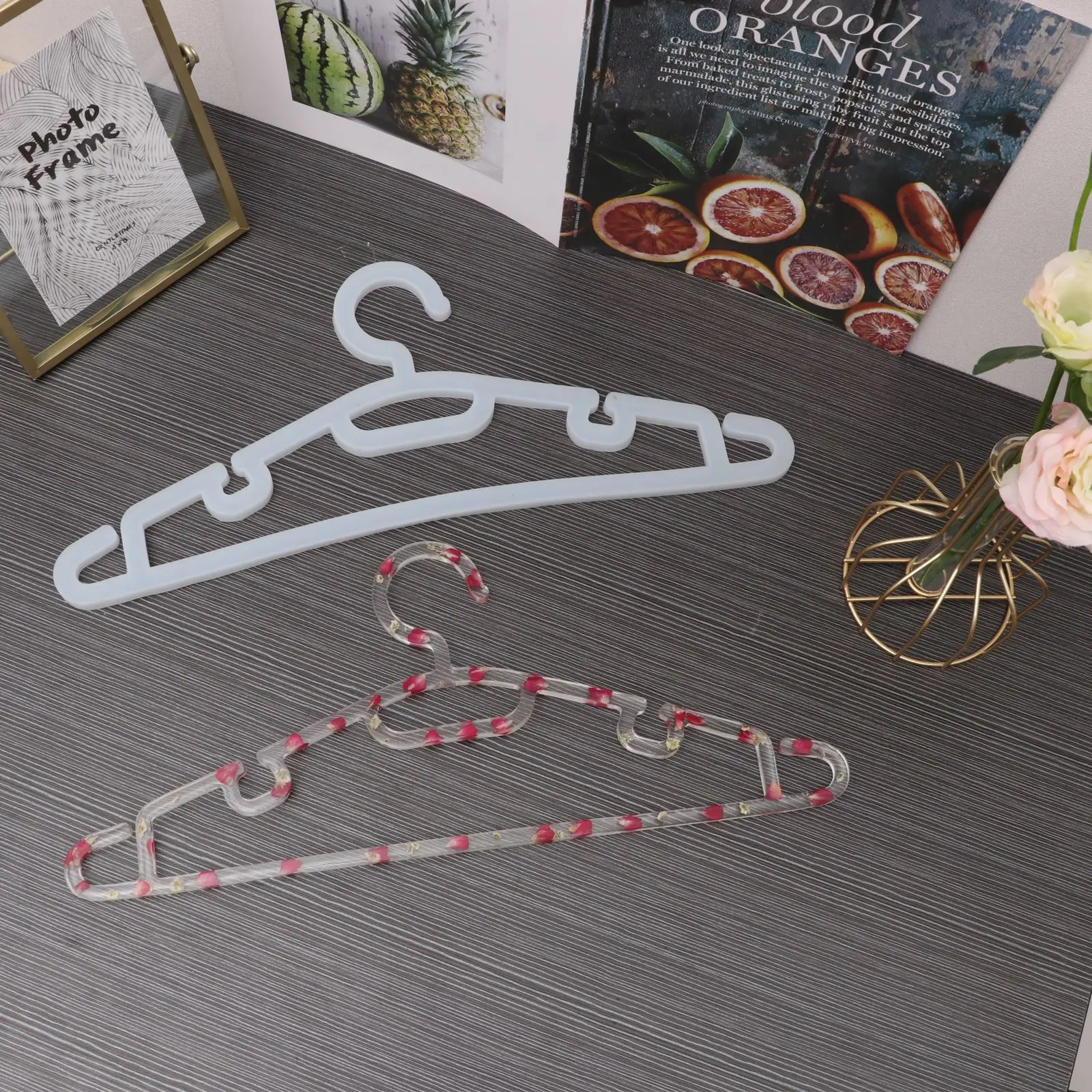 

DIY Clothes Hanger Silicone Mould Clothing Stand Rack Crystal Epoxy Resin Mold Handmade Crafts Home Decoration Casting Tools