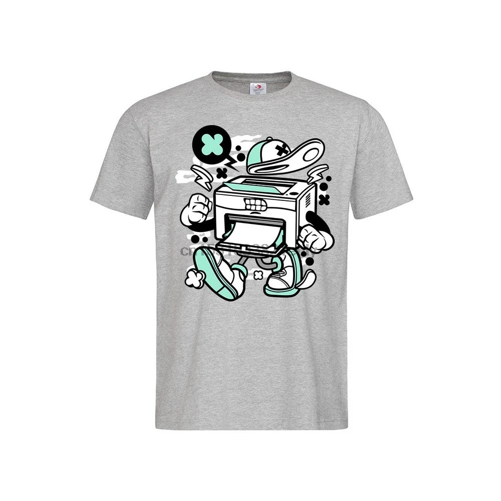 Удобная футболка унисекс для принтера с забавными чернилами офиса|Мужские