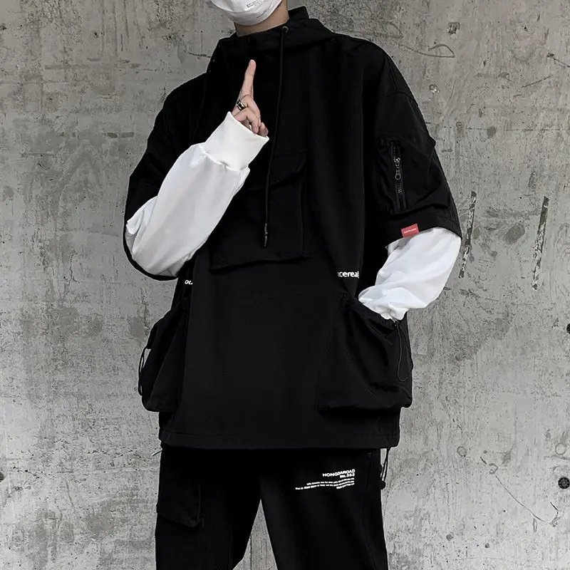 Мужская повседневная куртка с капюшоном в стиле хип хоп Privathinker осеннее пальто