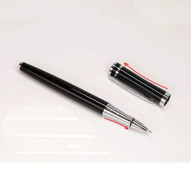 

High Quality STOHOLEE Brand Black Metal Rollerball Pen Signature Pen Stationery Office Supplies Ink Pen Business Ballpoint Pen