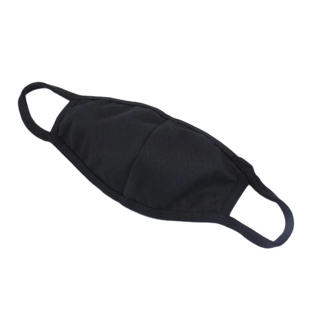 Унисекс крутая противопылевая наружная хлопковая маска для лица защита от пыли золы вирусная инфекция в толпе маска для лица респиратор черный