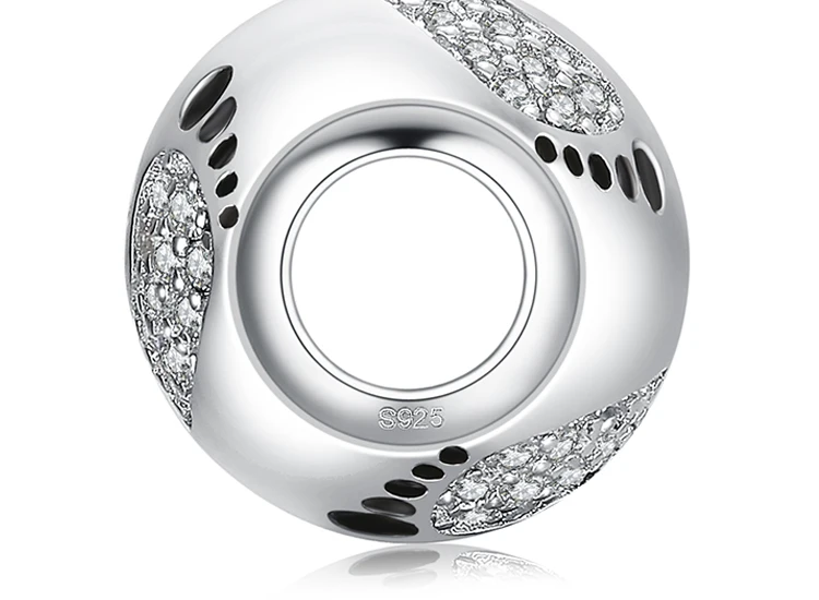 JewelryPalace счастливое детство кубического циркония созданный синий сапфир след 925 пробы Серебряный Шарм бисер Новая горячая распродажа