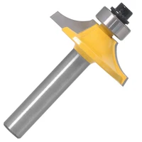8mm shank baseboard router bit with bearing 4 option wood table edge milling cutter base cap door edge molding bit