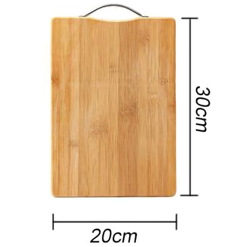 Kitchen Cutting Rectangular Bamboo Board Large Thick Wood Knife | Дом и сад