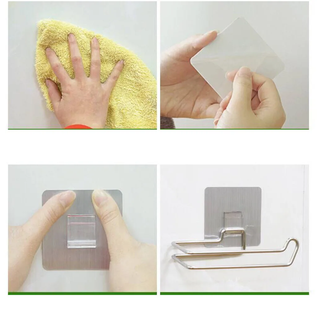 

Toilet Paper Holder RUSTPROOF Stainless Steel Bathroom Tissue Paper Towel Roll Holder Hanger Wall Mount For Kitchen,Bathroom