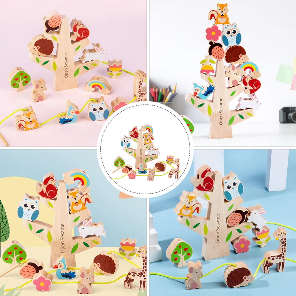 

1 Set of Wooden Interesting Balance Kids Early Educational Toys for Home