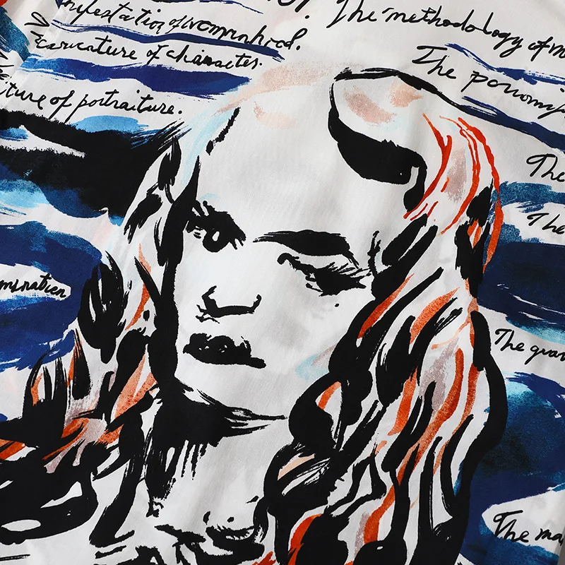 Мужская хлопковая рубашка с длинным рукавом модельная модная дизайнерская