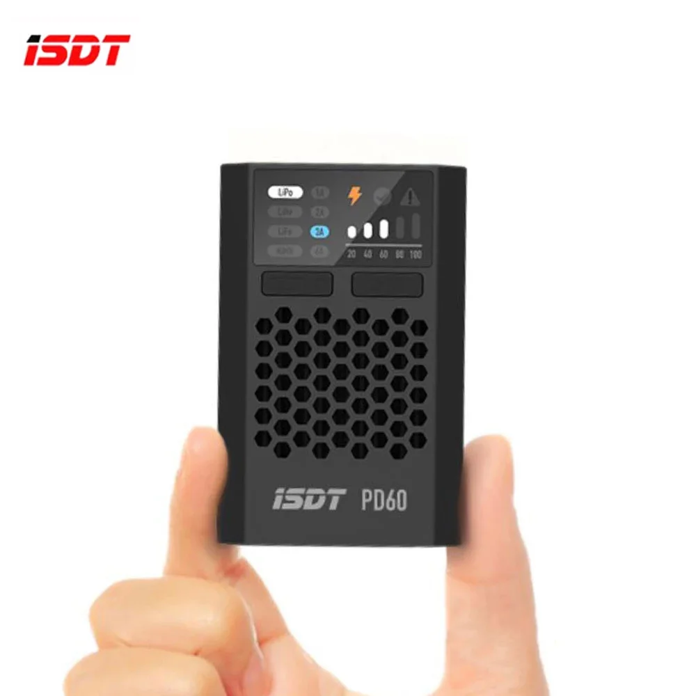Балансирующее зарядное устройство ISDT PD60 60 Вт для Lipo LiHV LiFe NIMH/Cd радиоуправляемого
