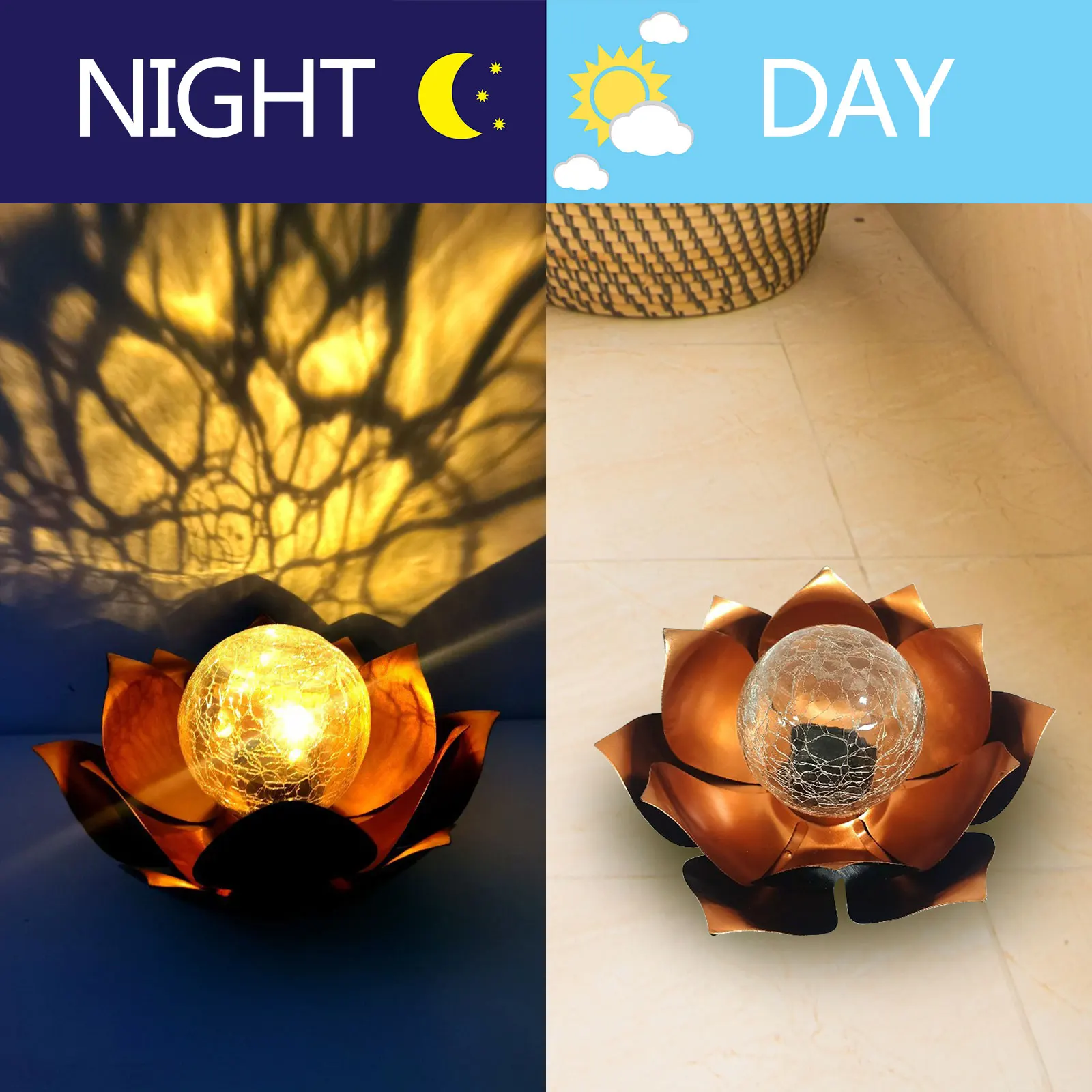 

Solar Lotus Light Floating Flower Night Lamp Glass Lotus Lighting For Pond Swimming Pool Garden Fish Tank Wedding Courtyard